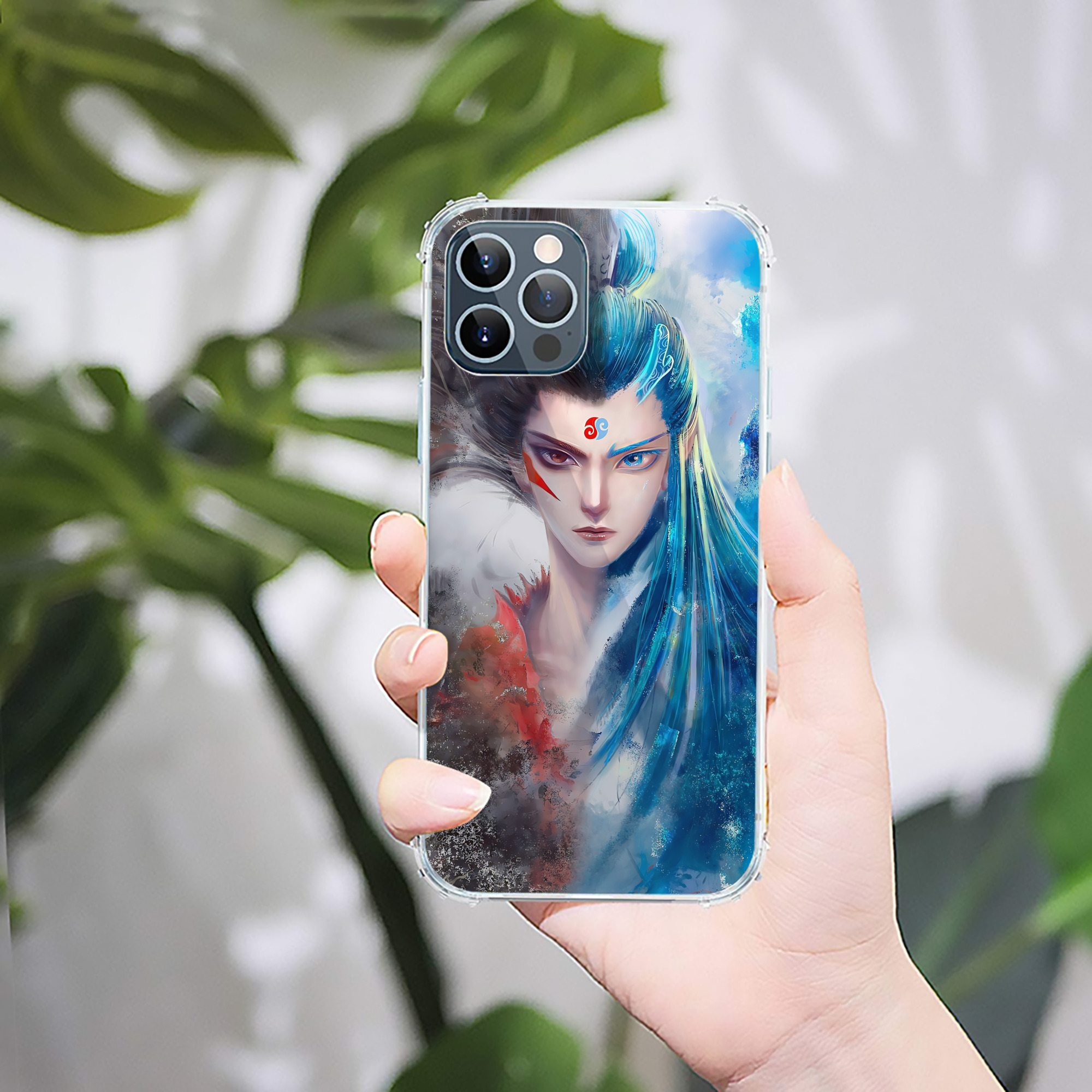（画像用） Ne Zha 2 ナタ 魔童の大暴れ 【iPhone 12シリーズ対応】透明スマホケース（クリアソフトケース）